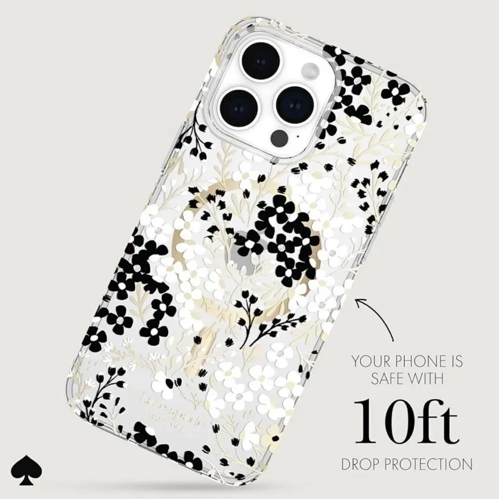 Kate Spade New York Apple iPhone 15 Pro Protective Case With MagSafe…